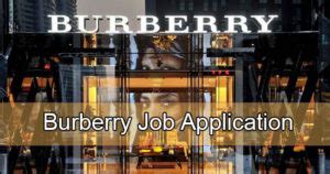 burberry job openings